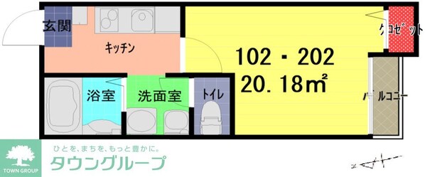 Lapis東大宮の物件間取画像